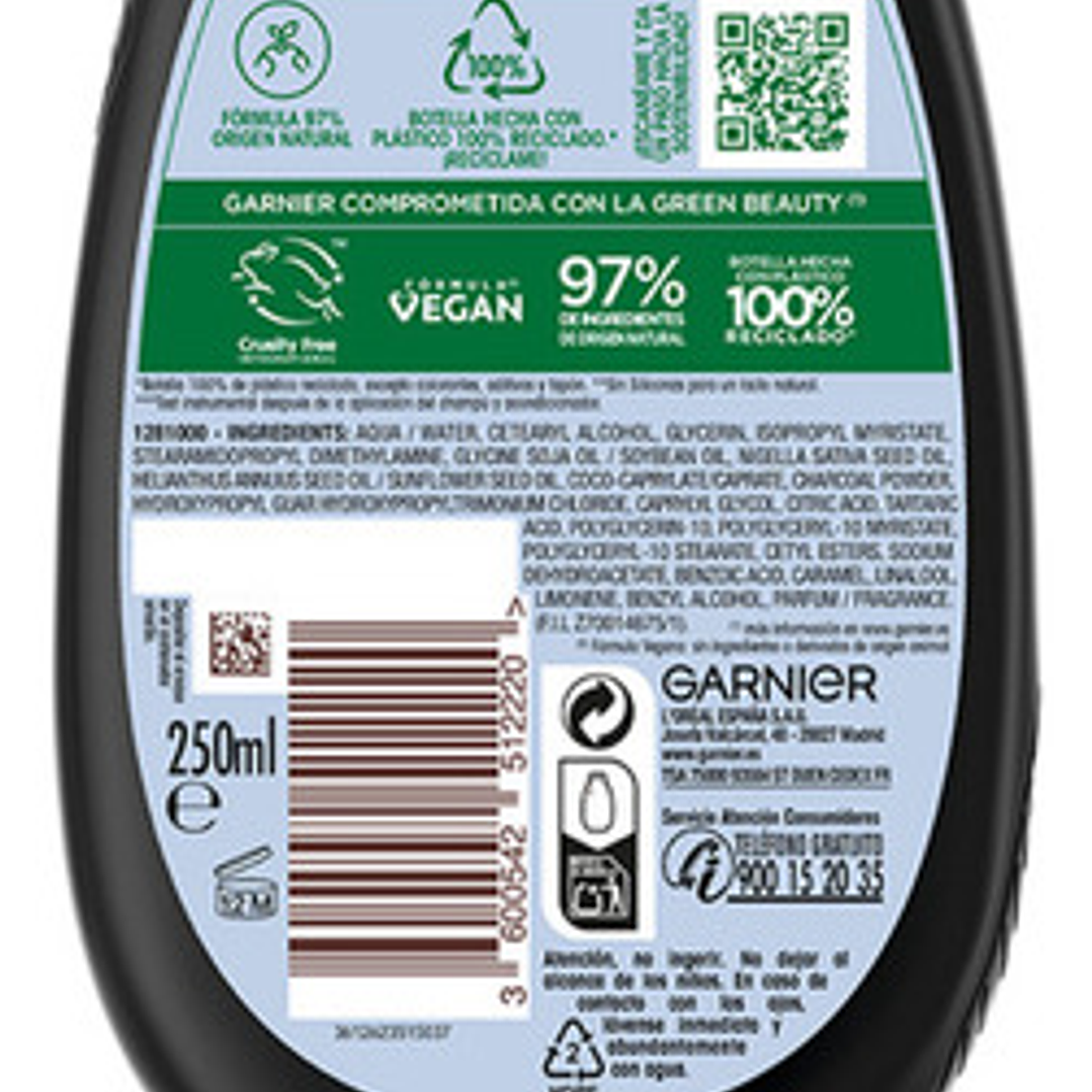 Acondicionador Original Remedies Carbón Magnético 250ml 4