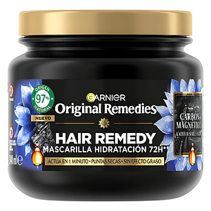 Mascarilla Capilar Garnier Original Remedies Carbón Mágnetic