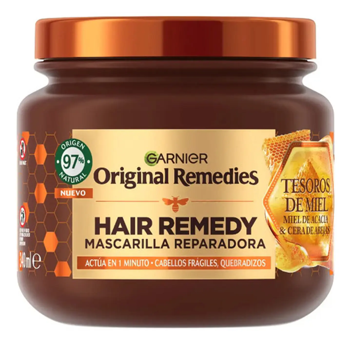 Mascarilla Capilar Garnier Original Remedies Tesoros De Miel 2