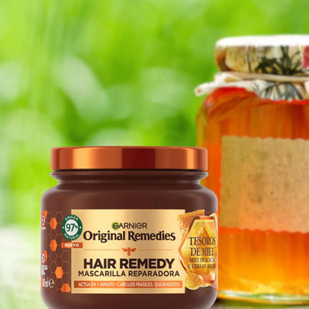 Mascarilla Capilar Garnier Original Remedies Tesoros De Miel 4