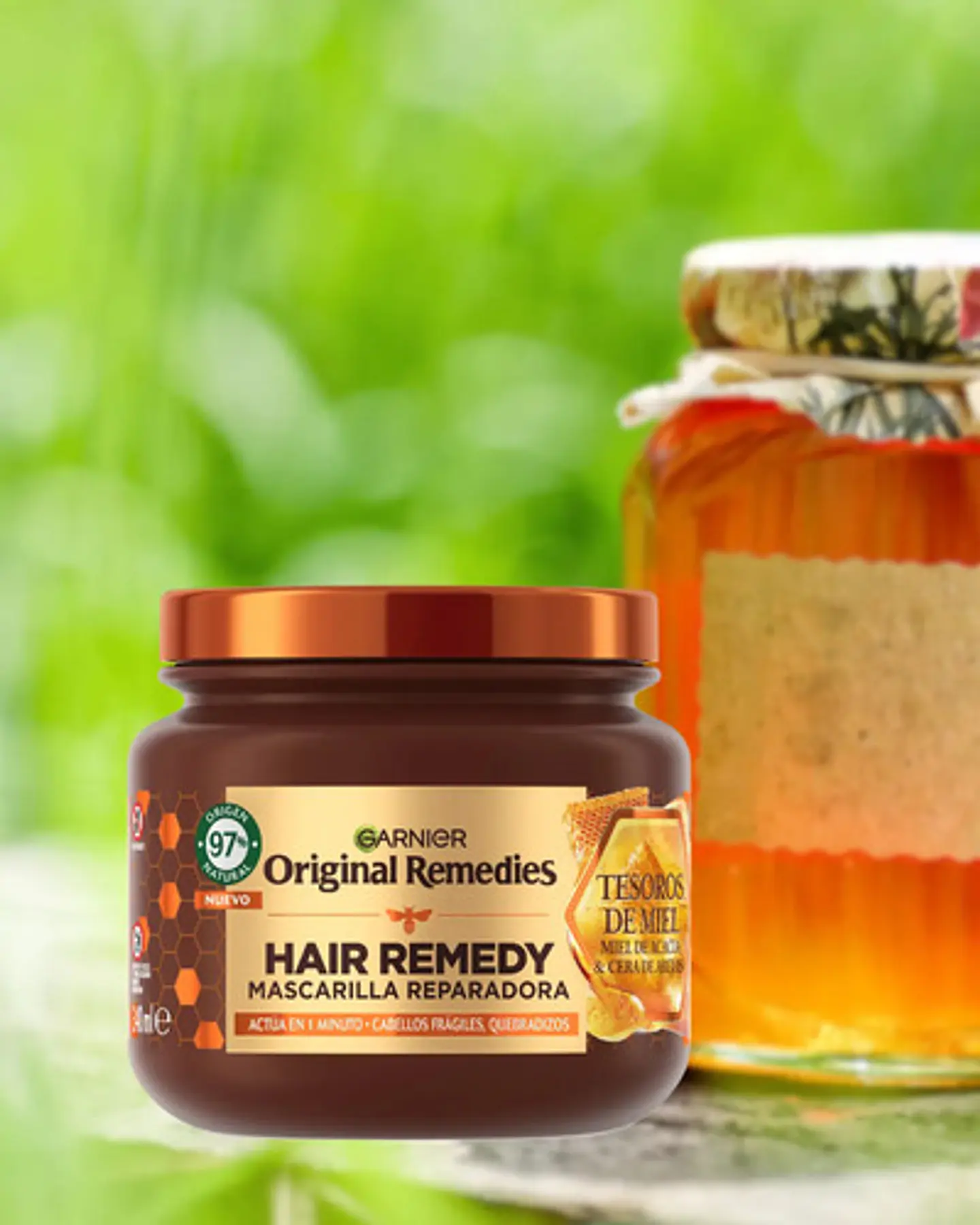 Mascarilla Capilar Garnier Original Remedies Tesoros De Miel 4