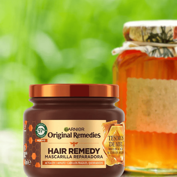 Mascarilla Capilar Garnier Original Remedies Tesoros De Miel 4