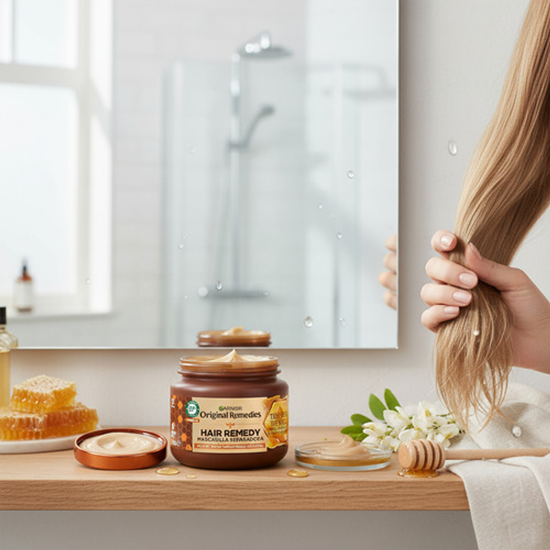 Mascarilla Capilar Garnier Original Remedies Tesoros De Miel 10