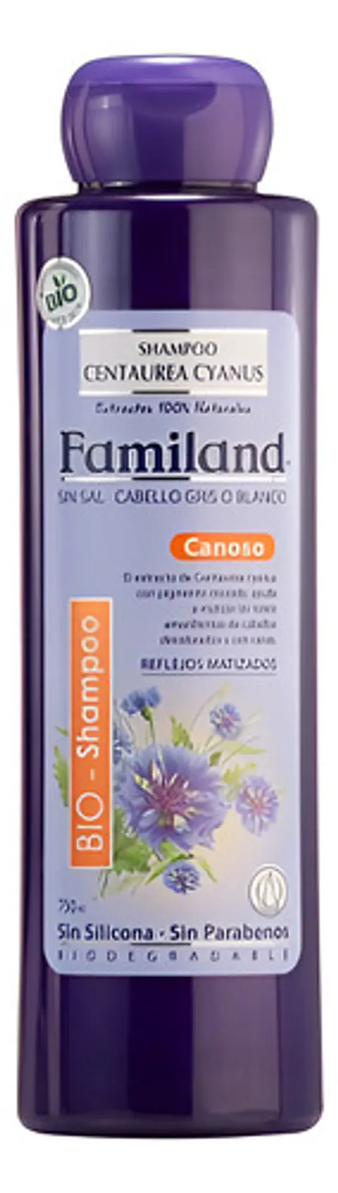 Shampoo Centaurea Cyanus Canoso 750ml Familand