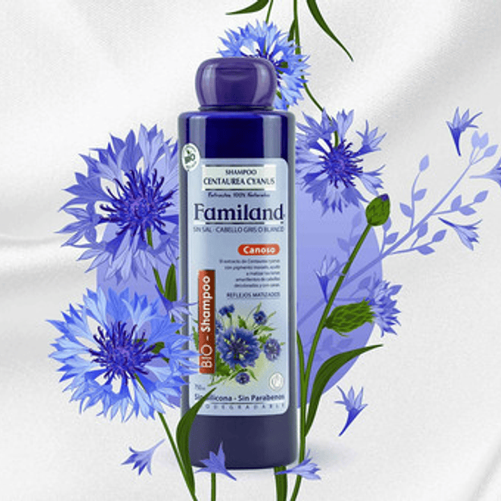 Shampoo Centaurea Cyanus Canoso 750ml Familand 2
