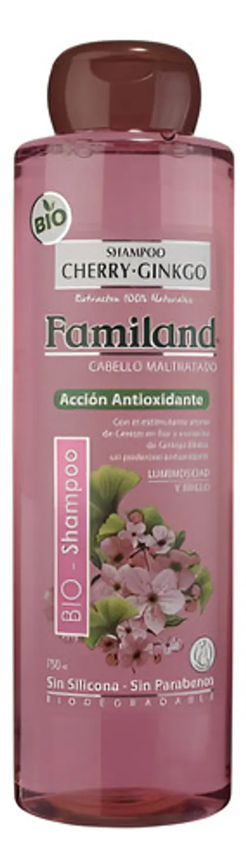 Shampoo Familand 750ml Cherry Ginkgo Bio