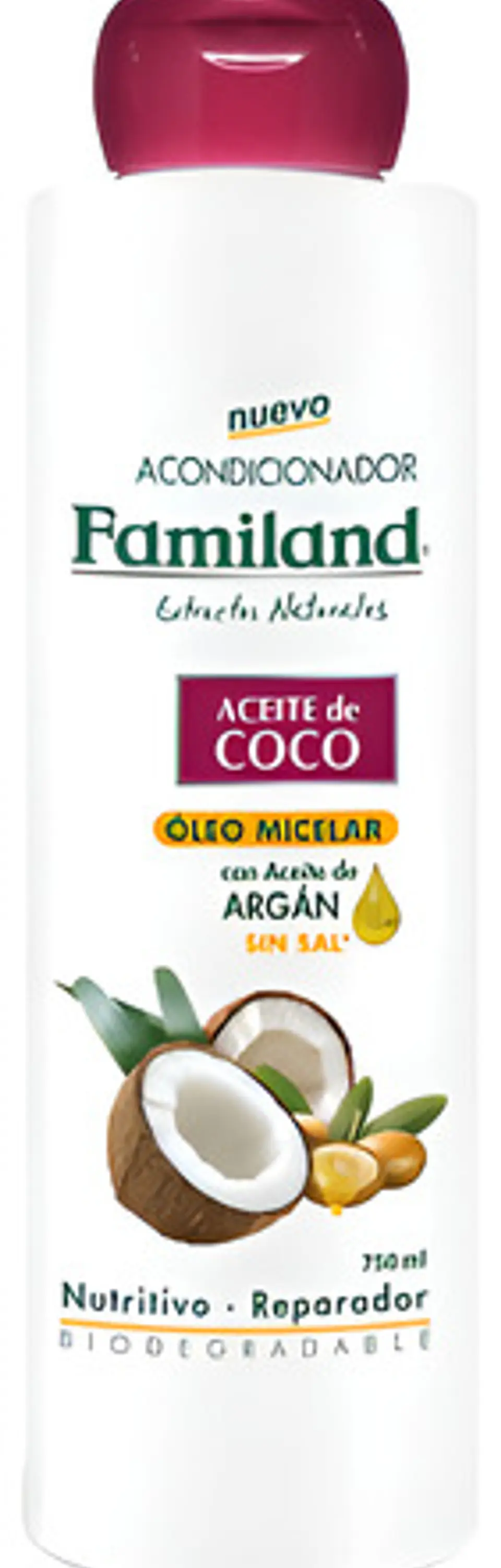 Acondicionador Familand Aceite De Coco Argán 750 Ml 1