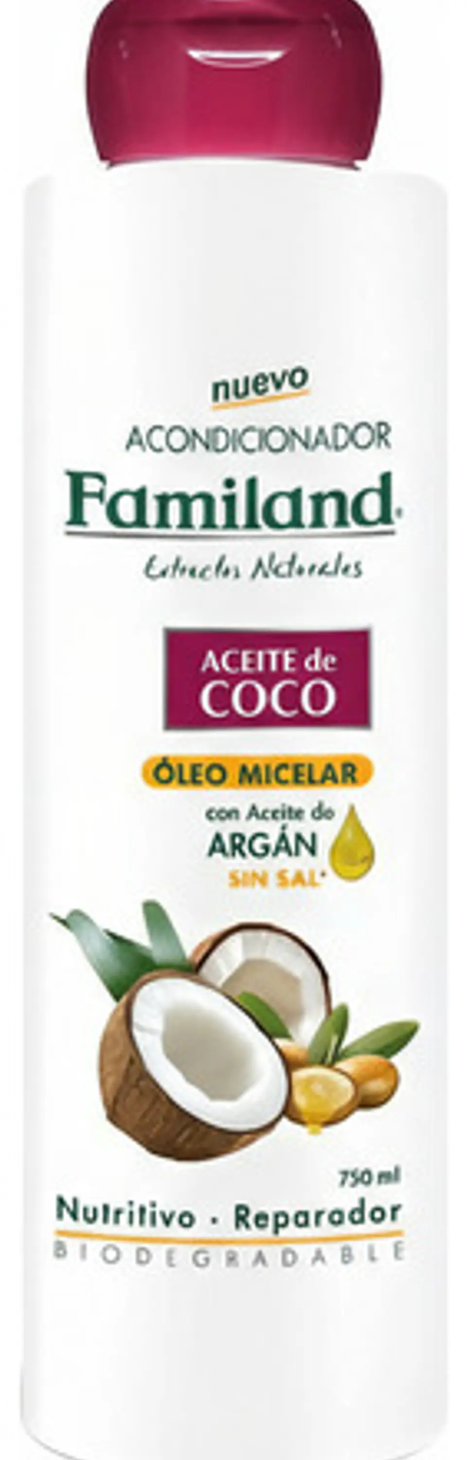 Acondicionador Familand Aceite De Coco Argán 750 Ml 3