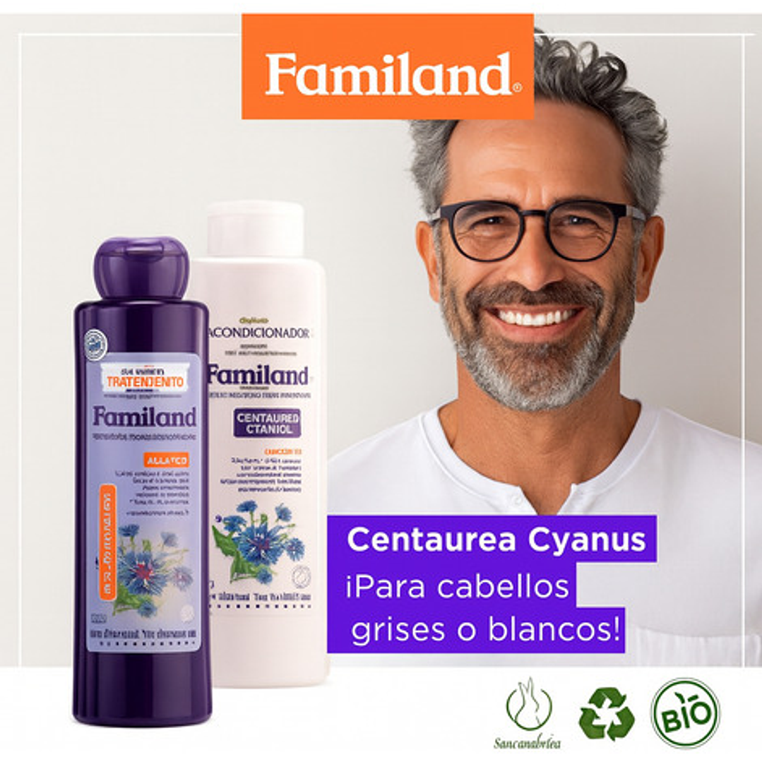 Acondicionador Familand 750ml Centaurea Cyanus Bio Sin Sal 2