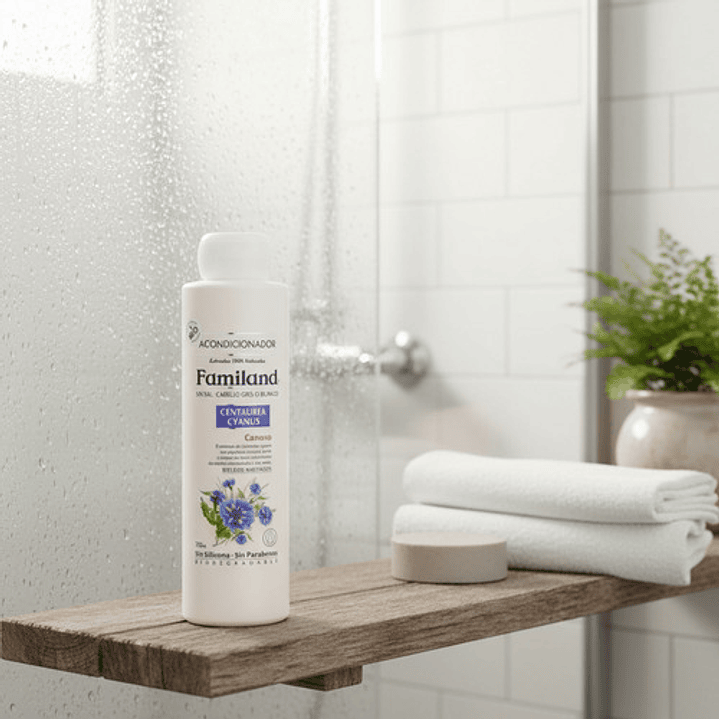Acondicionador Familand 750ml Centaurea Cyanus Bio Sin Sal 3