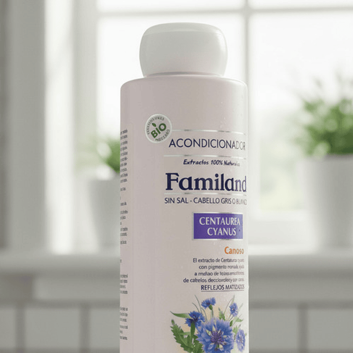 Acondicionador Familand 750ml Centaurea Cyanus Bio Sin Sal 5