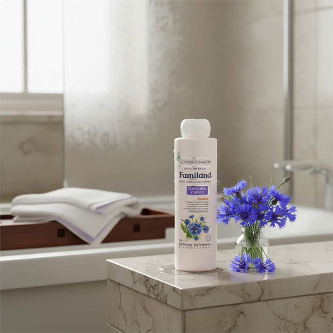 Acondicionador Familand 750ml Centaurea Cyanus Bio Sin Sal 7