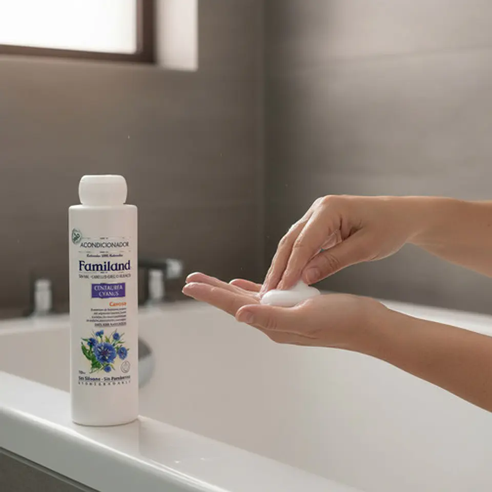 Acondicionador Familand 750ml Centaurea Cyanus Bio Sin Sal 8