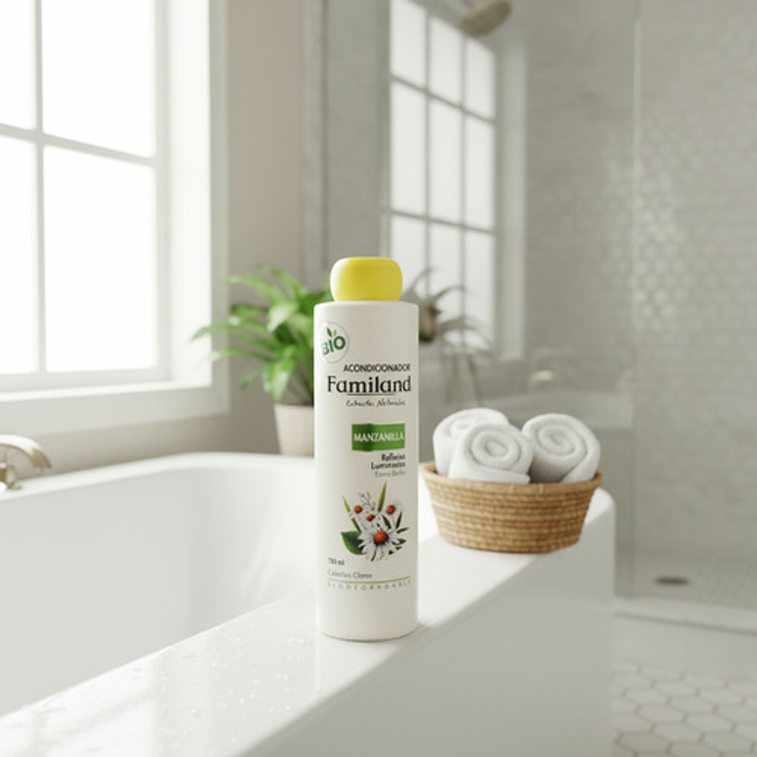 Acondicionador Familand Manzanilla Todo Cabello 750 Ml 3