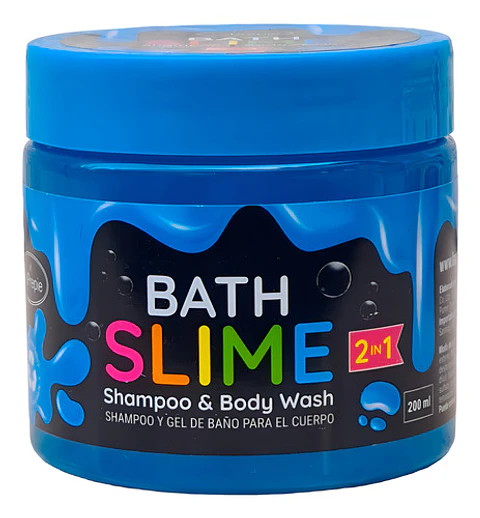 Bath Slime 2 En 1 Azul (shampoo + Gel De Ducha)