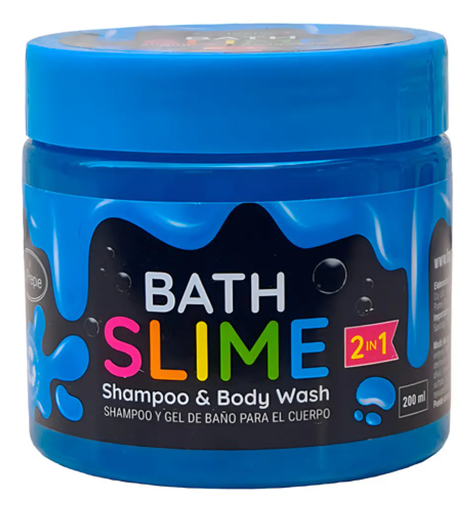 Bath Slime 2 En 1 Azul (shampoo + Gel De Ducha) 1