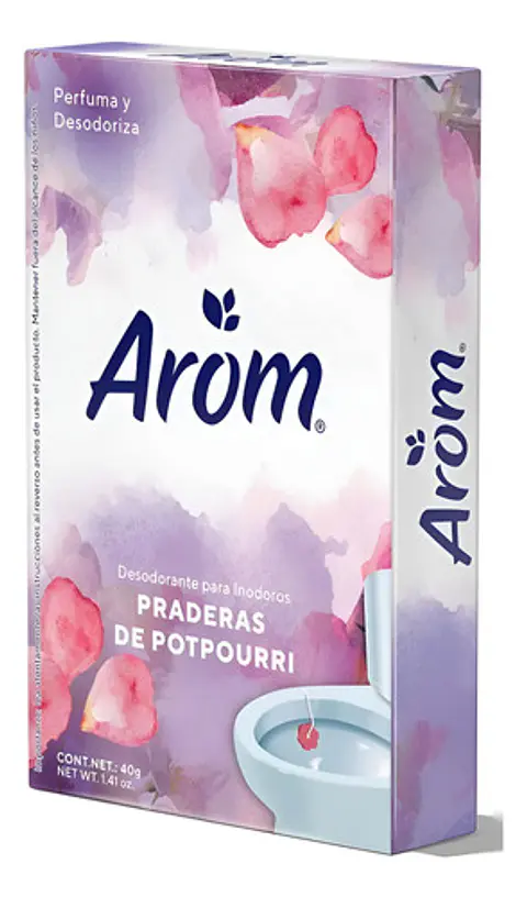 Desodorante Inodoros Pastilla Arom Praderas De Popurri 40 Gr
