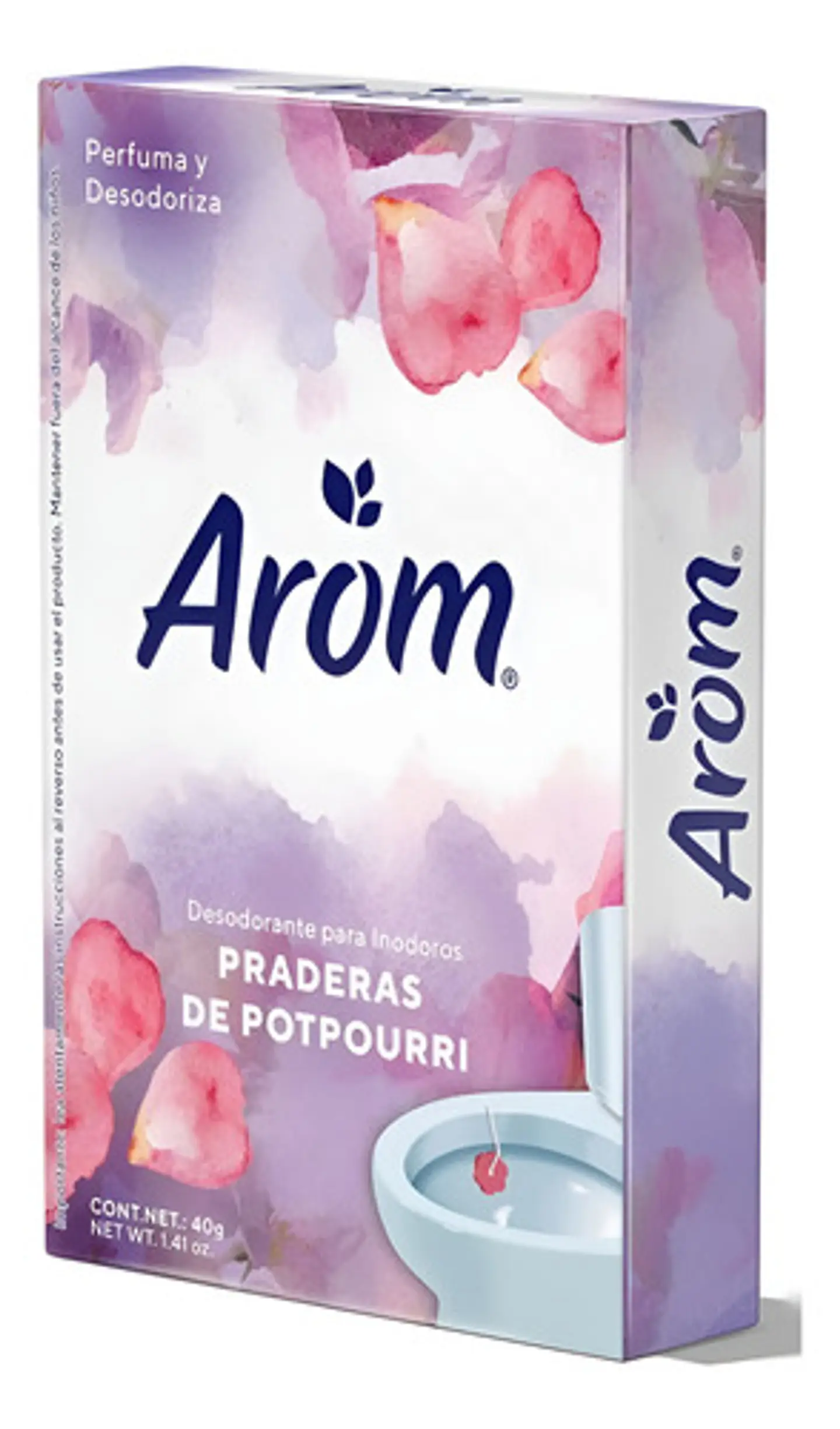 Desodorante Inodoros Pastilla Arom Praderas De Popurri 40 Gr 1
