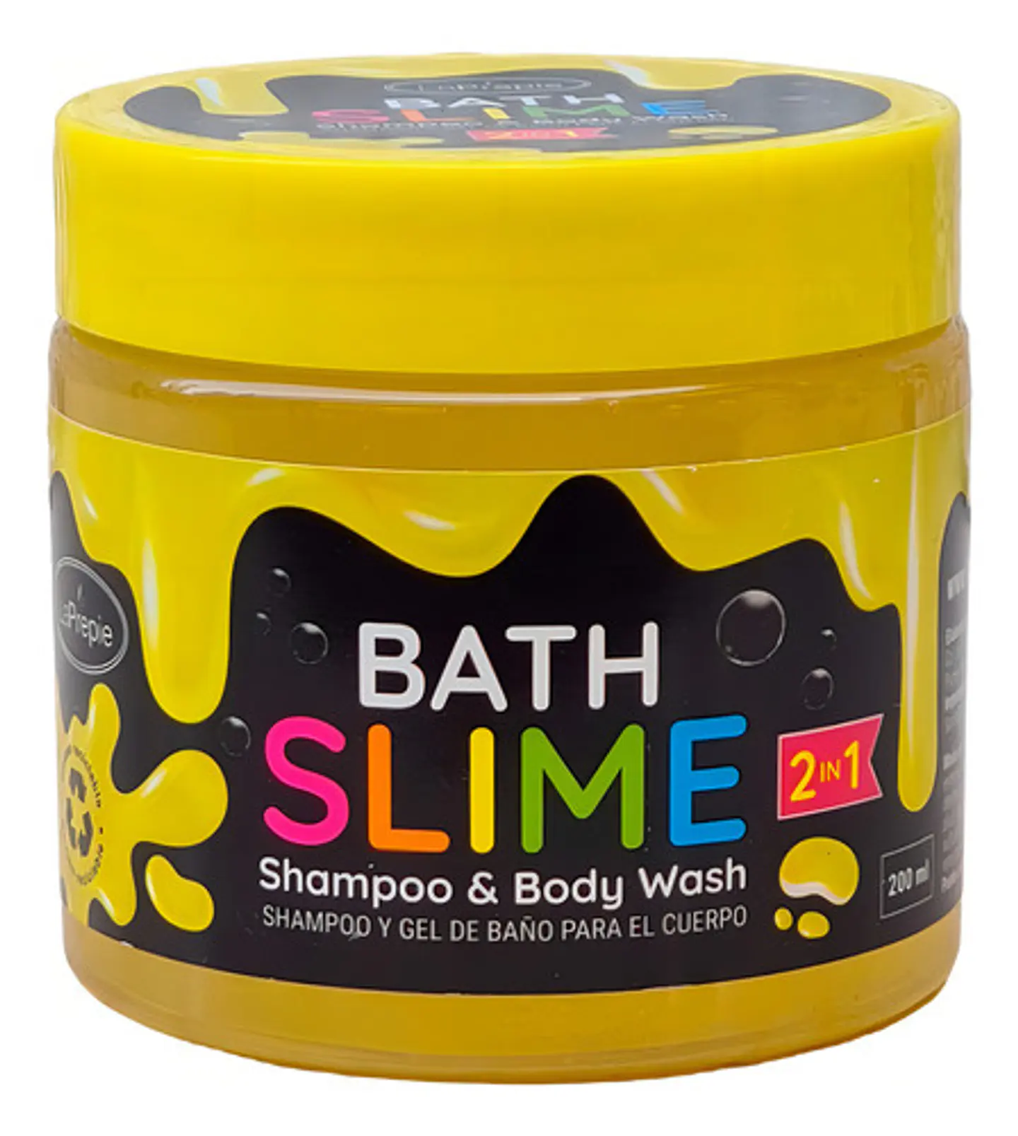 Bath Slime 2 En 1 Amarillo (shampoo + Gel De Ducha) 1