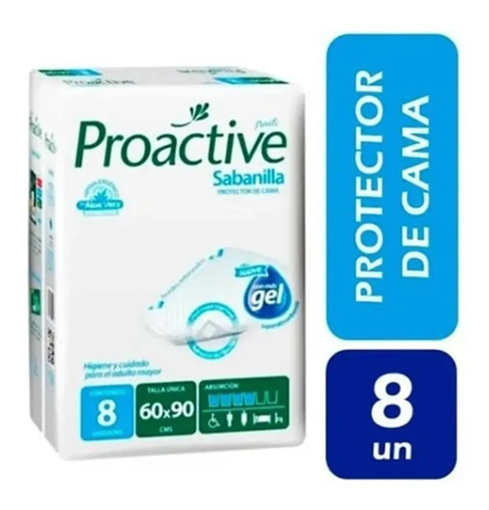 Sabanilla Proactive Protector De Cama 8 Unidades 2