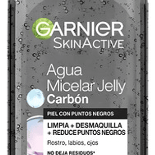 Agua Micelar Garnier Skin Active Facial Jelly Carbón 400ml