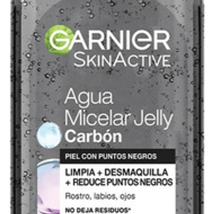 Agua Micelar Garnier Skin Active Facial Jelly Carbón 400ml 3