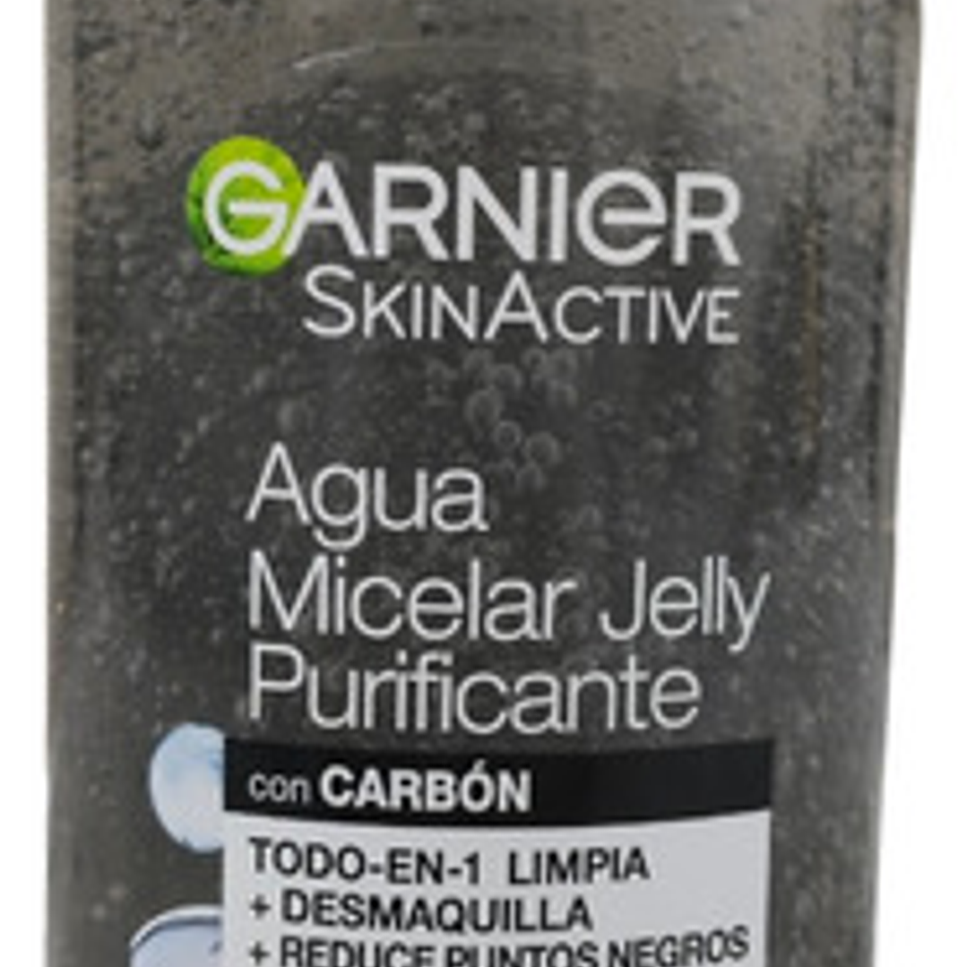 Agua Micelar Garnier Skin Active Facial Jelly Carbón 400ml 7
