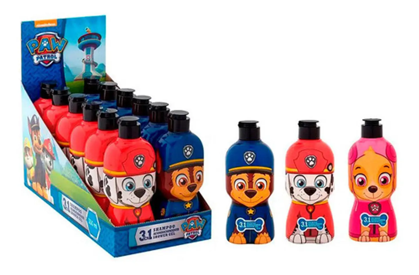 Shampoo Paw Patrol 3en1 Azul Chase 350 Ml Gelatti 2