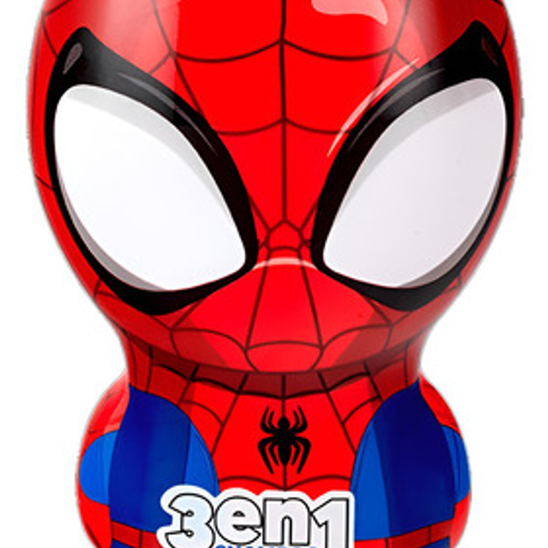 Marvel Shampoo Infantil 3 En 1 Spiderman Rojo 300 Ml 1