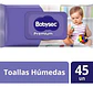 Toallas Humedas Babysec 45 Unidades Con Aloe Vera - Miniatura 1