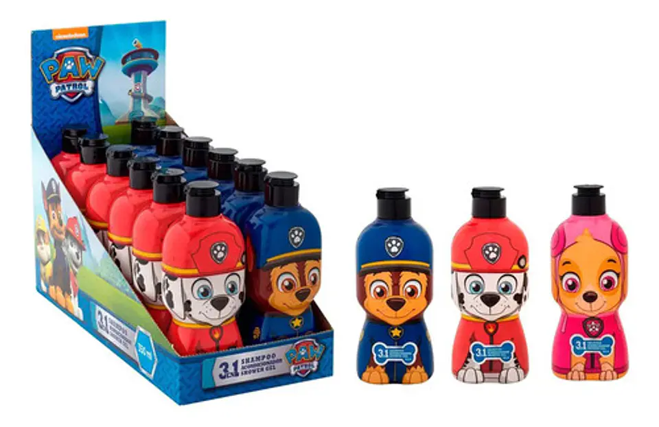 Shampoo+acondicionador+showergel Rosa Paw Patrolgelatti300ml 2