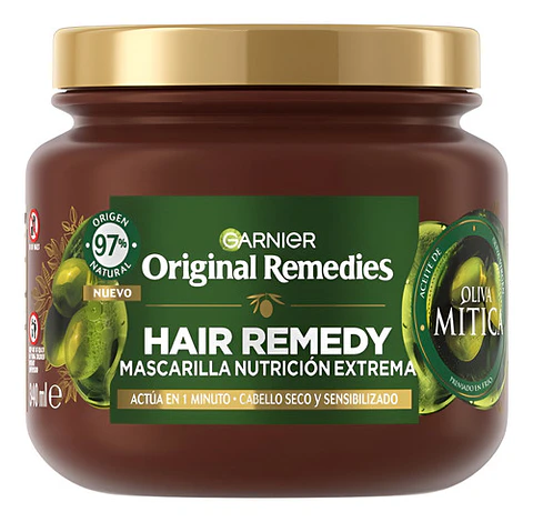 Mascarilla Capilar Garnier Original Remedies Oliva Mítica