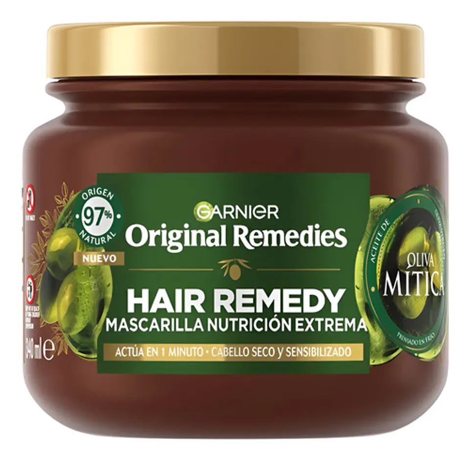 Mascarilla Capilar Garnier Original Remedies Oliva Mítica 1