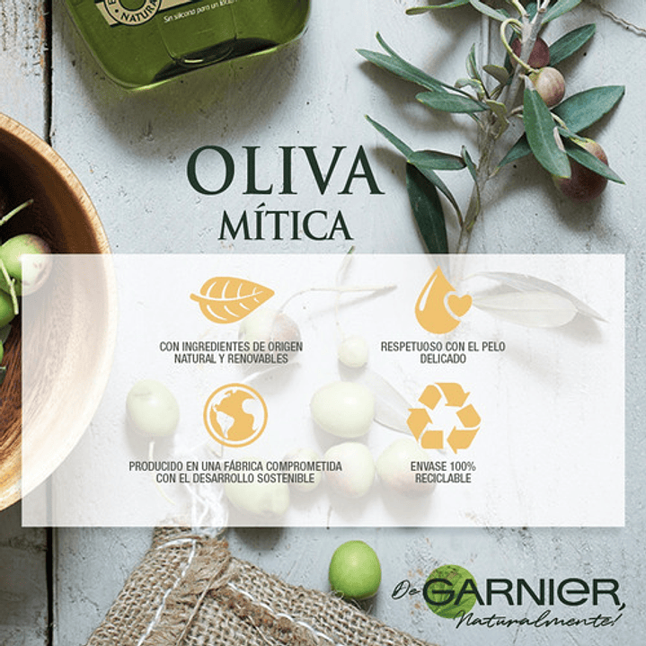 Mascarilla Capilar Garnier Original Remedies Oliva Mítica 2