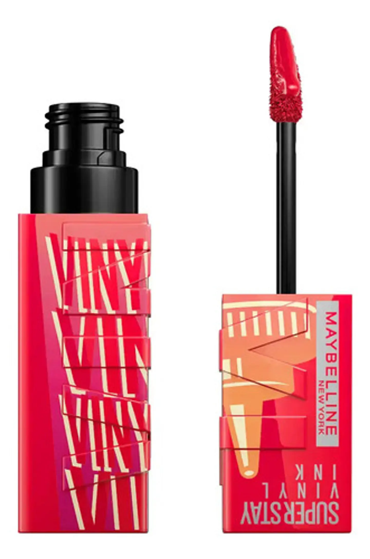 Kit Maybelline X2 Labial Vinyl + Palette Color Rivals Asser 6