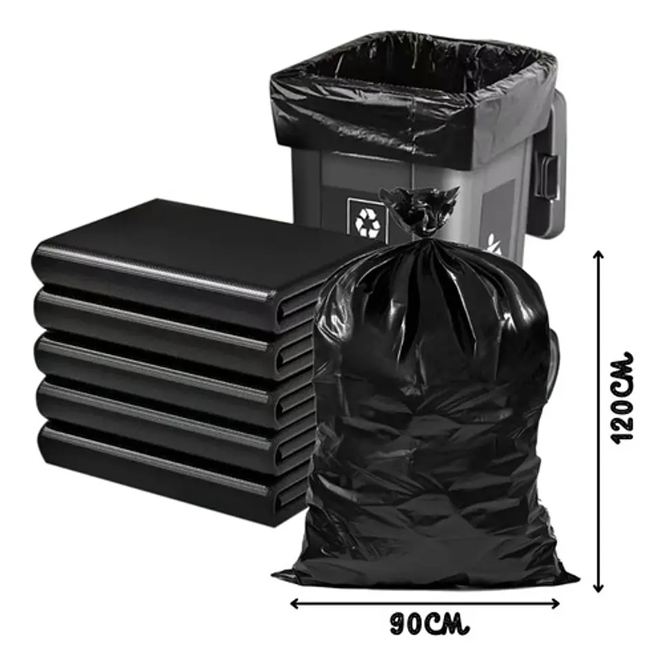 Bolsa Basura Brillex Negra 90x120 Cm - 10 Unds. 4