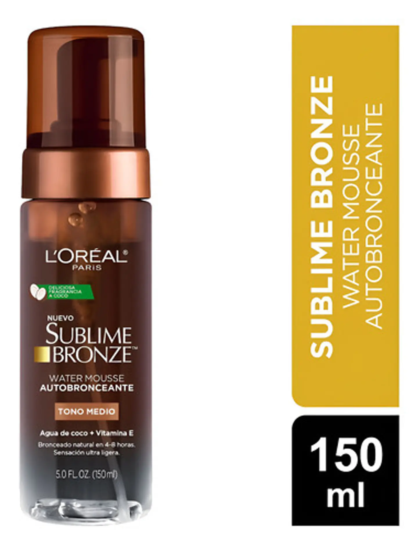 Autobronceante L'oréal Sublime Bronze Tono Medio 150 Ml 1