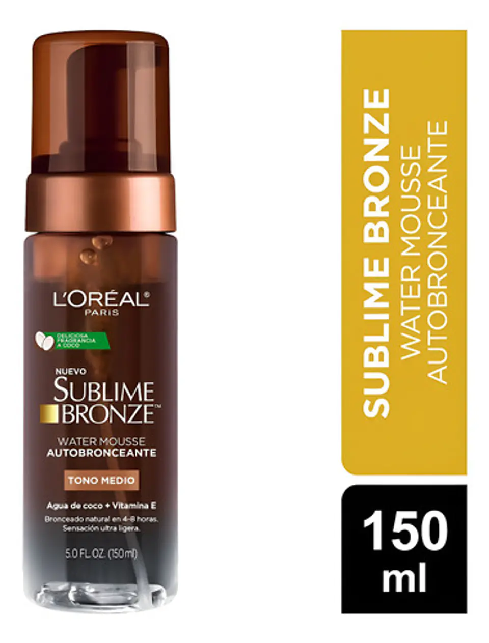 Autobronceante L'oréal Sublime Bronze Tono Medio 150 Ml 1