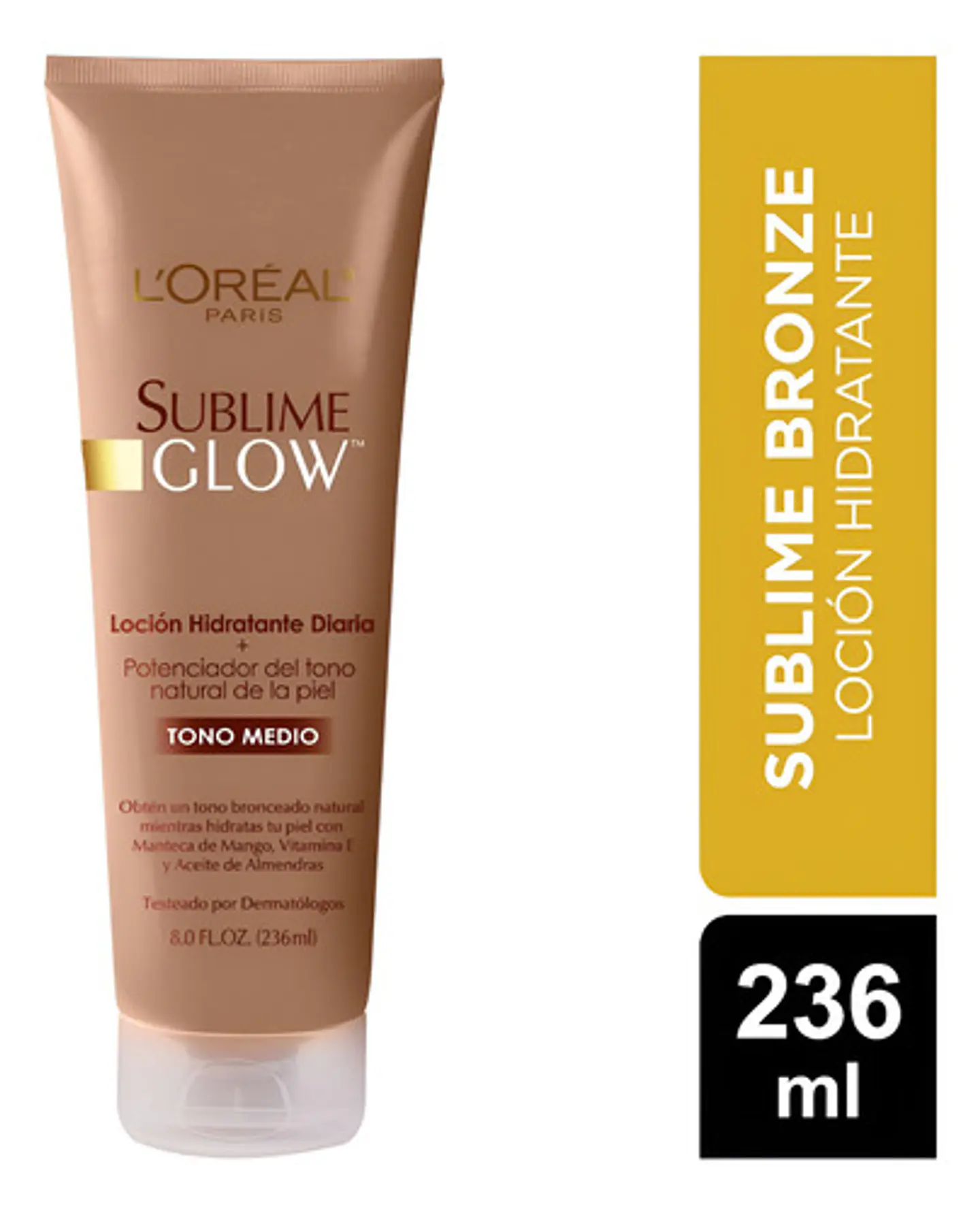 Autobronceante L'oreal Sublime Bronze Tono Medio 236 Ml 1