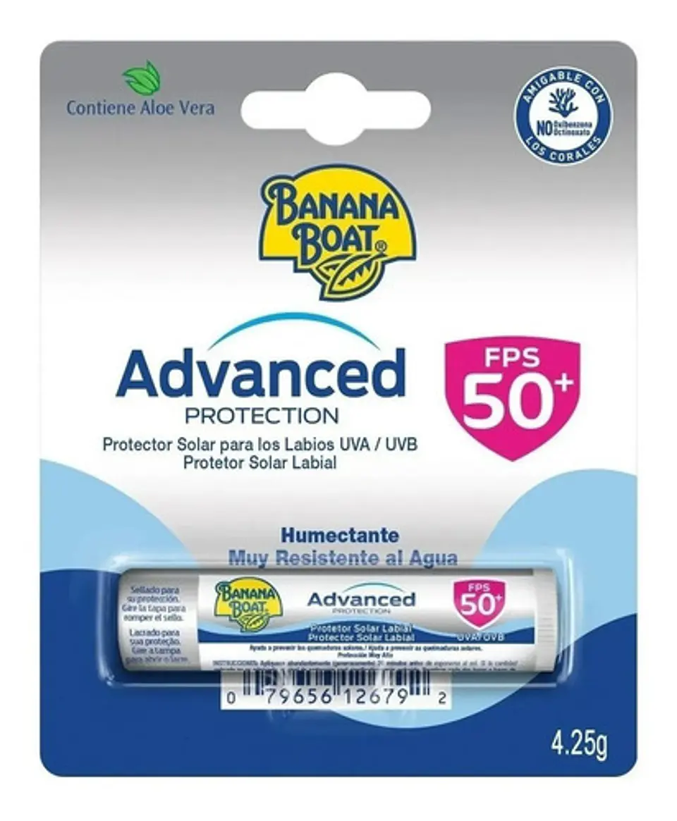 Banana Boat Advanced Protection Labial 50+ Fps 4.25g 1