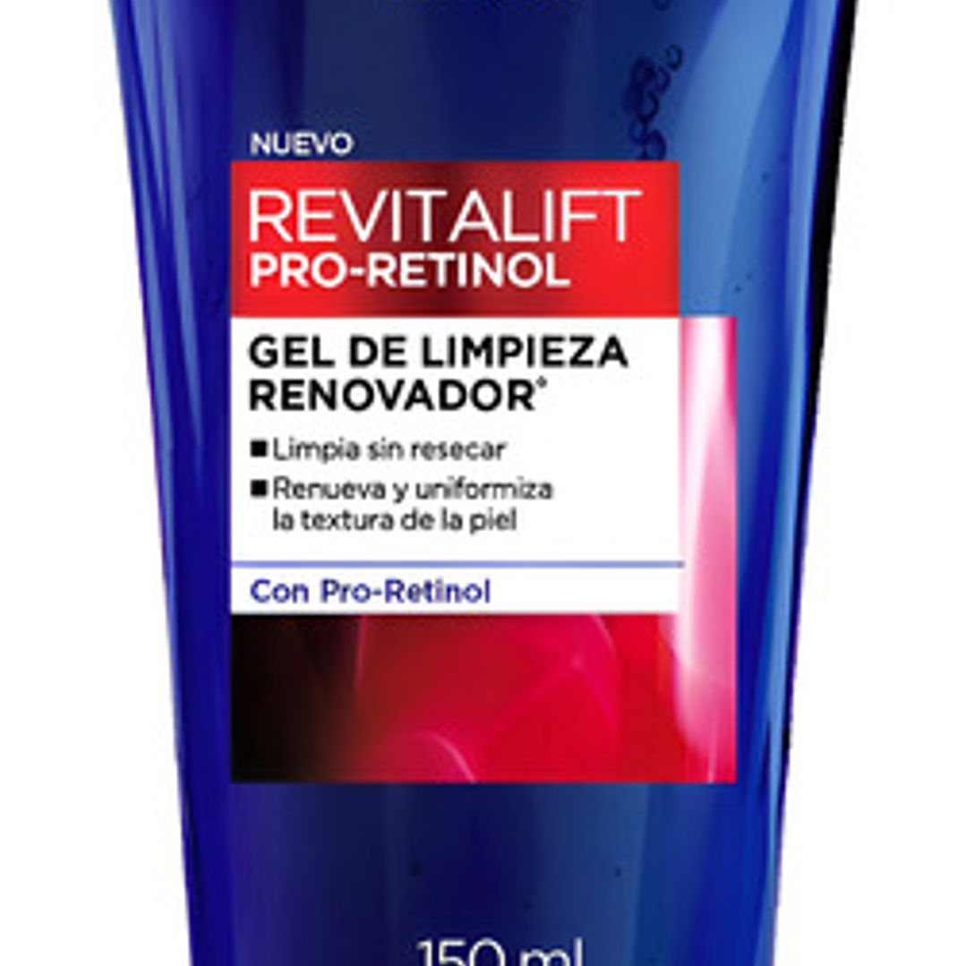 Revitalift Pro-retinol Gel De Limpieza Renovador L'oreal Todo Tipo De Piel Día/noche 1