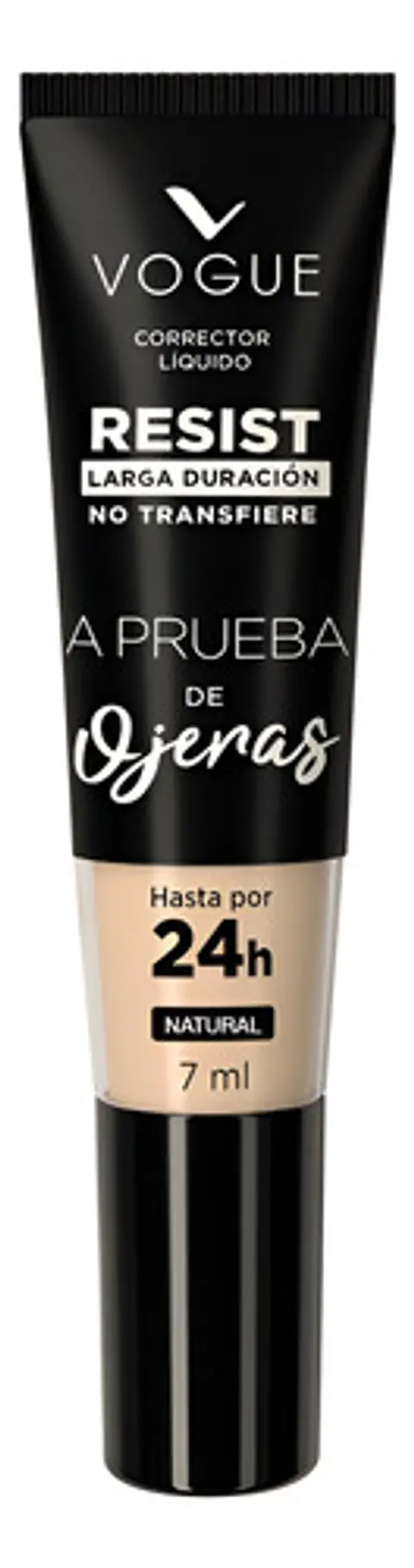 Corrector Líquido Resist Larga Duración Vogue 7ml Tono Natural