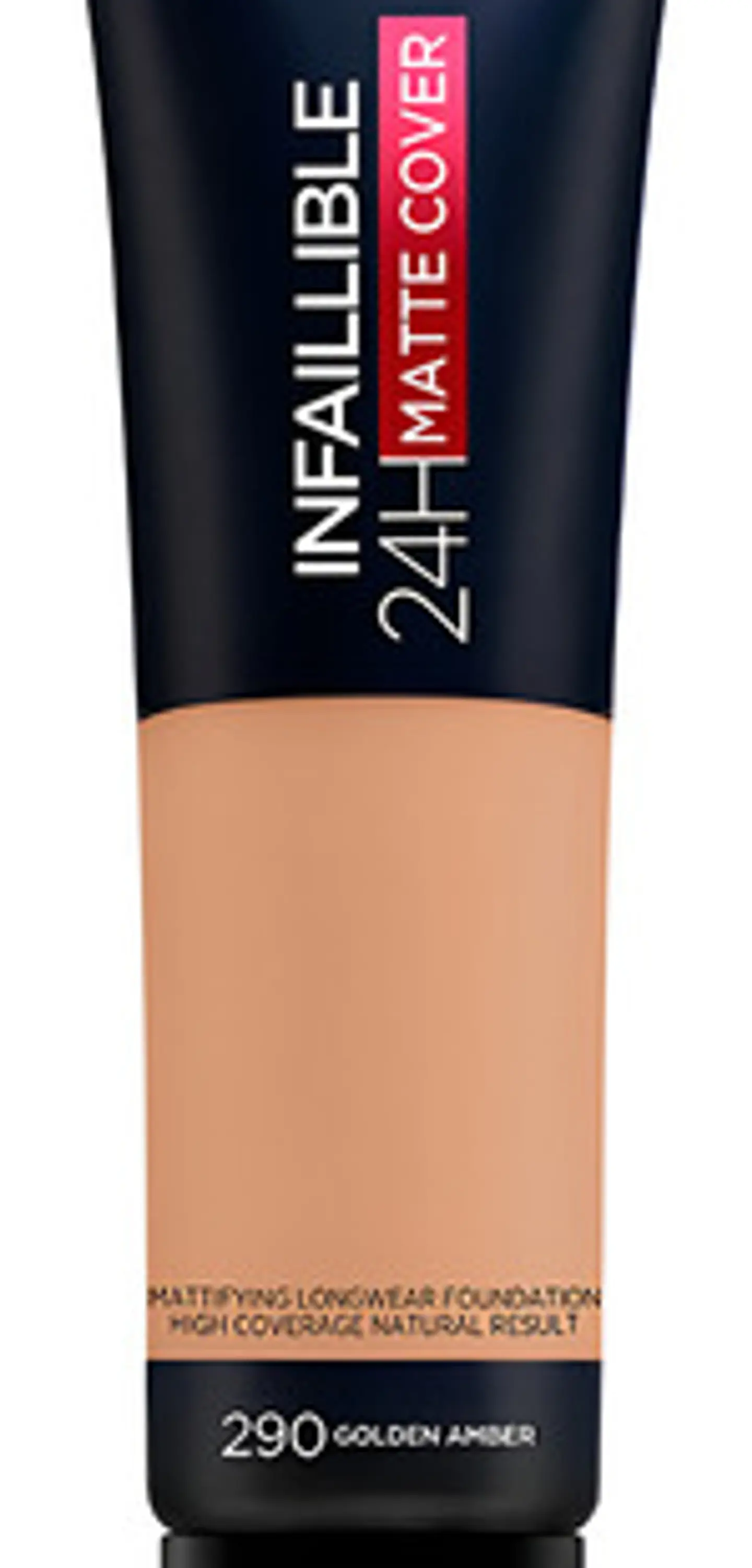 Base Líquida L'oréal Inf. Matte Cover 290 Golden Amber 30 Ml 290 - Golden Amber 1