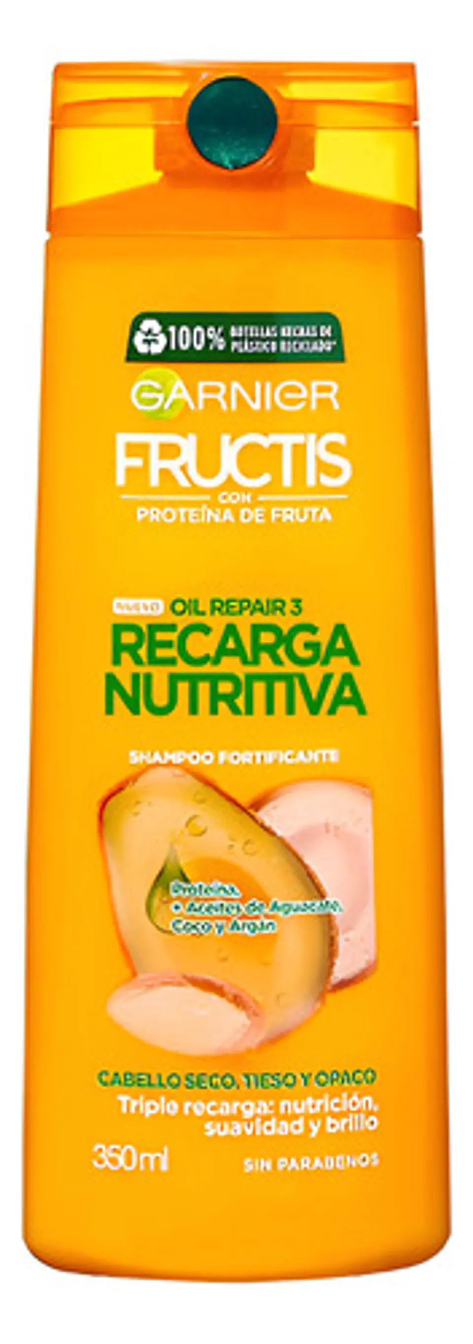 Shampoo Garnier Fructis Oil Repair Recarga Nutritiva X 350ml 1