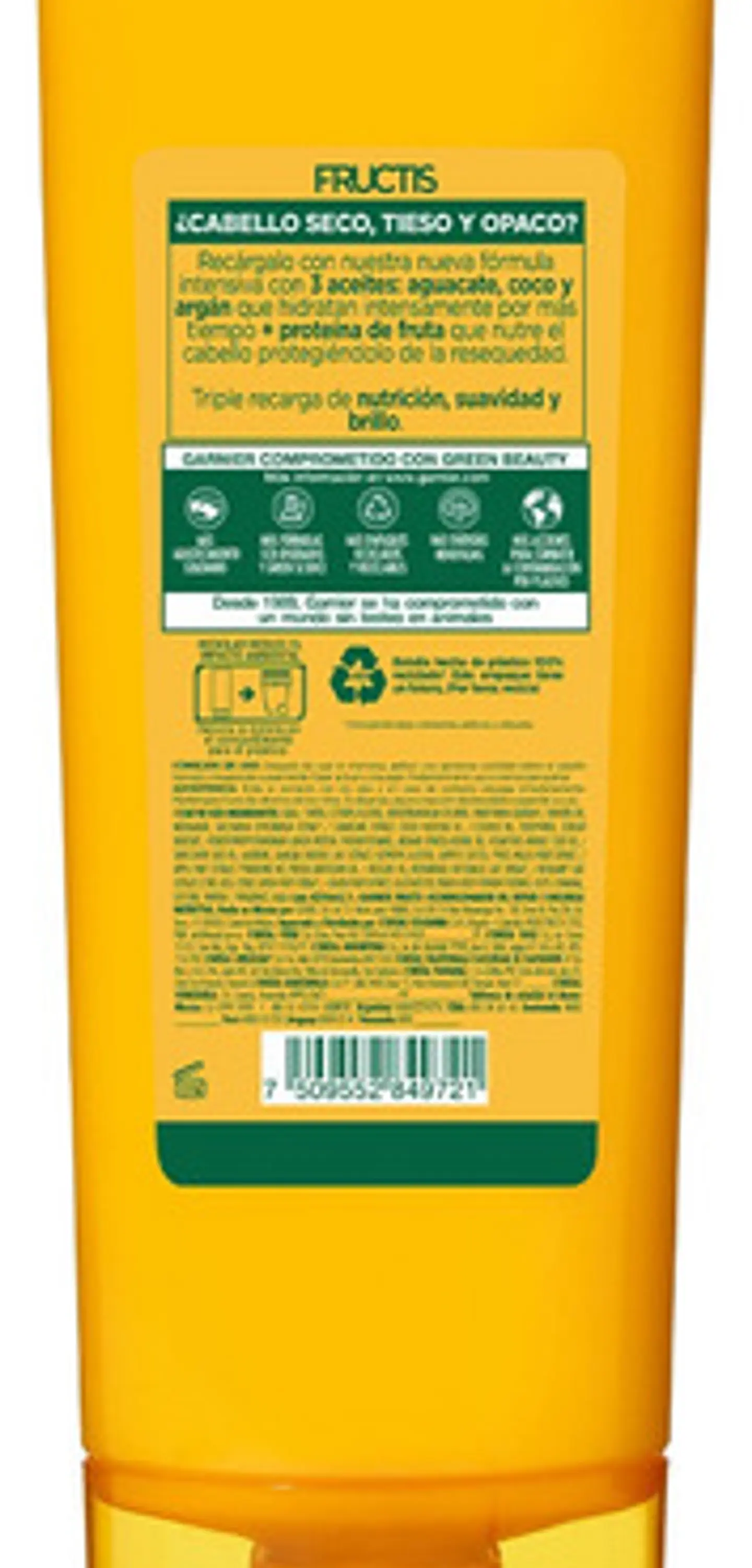 Acondicionador Garnier Fructis Recarga Nutritiva X 350ml 3