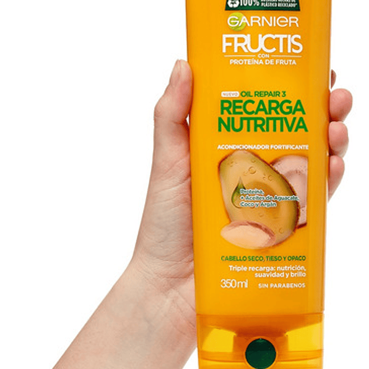 Acondicionador Garnier Fructis Recarga Nutritiva X 350ml 4