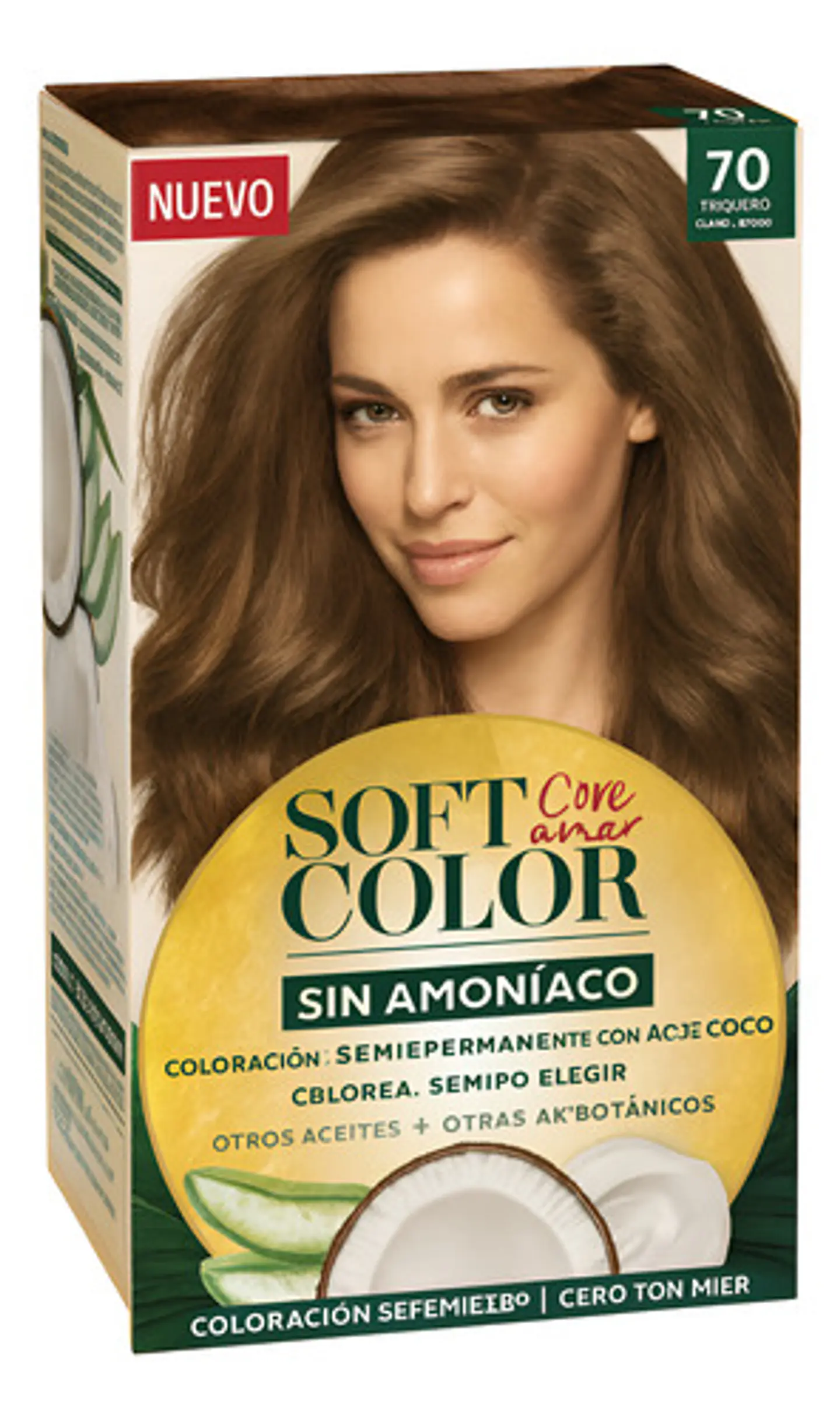 Tintura Perm. Hidratante Soft Color Rubio Natural 70 Wella 70 Rubio Natural 1