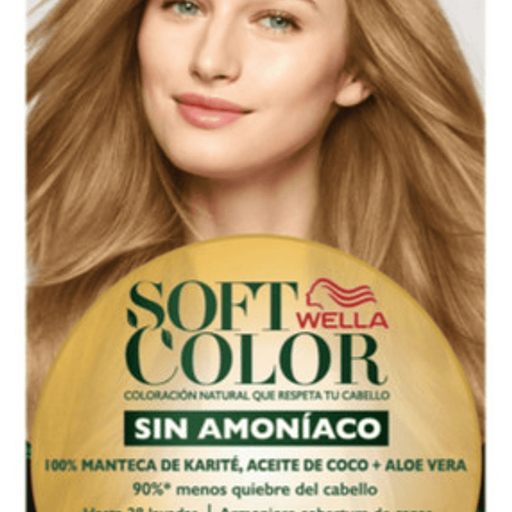 Tintura Wella Soft Color Tinte De Cabello Tono 80 Rubio Claro Para Cabello 1