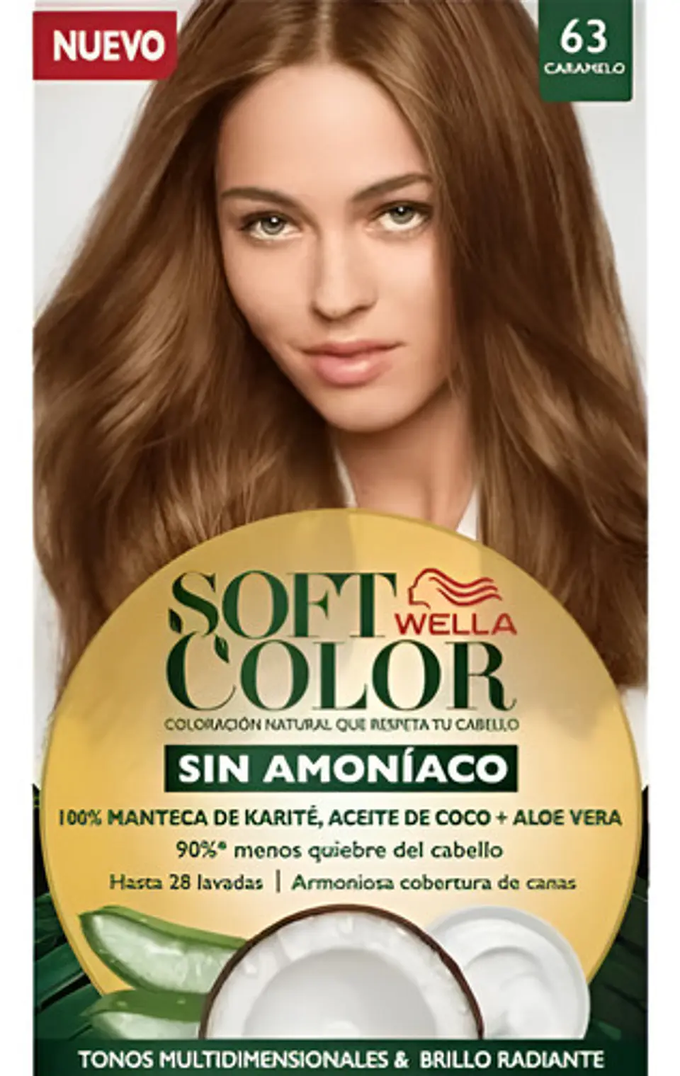 Tintura Wella Soft Color Tinte De Cabello Tono 63 Caramelo Para Cabello 1