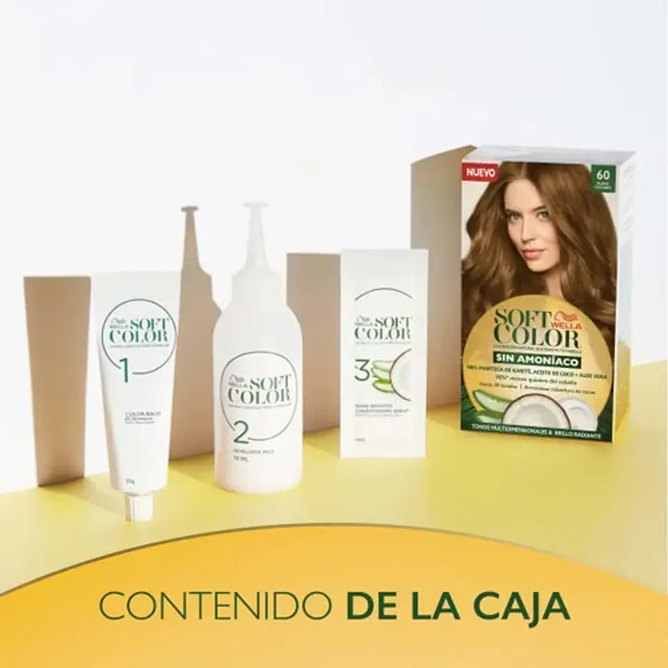 Tintura Perm. Hidratante Soft Color Rubio Oscuro 60 Wella 60 Rubio Oscuro 4
